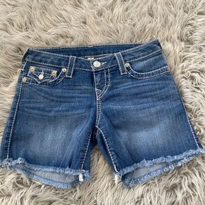 True religion women’s jean shorts size 26